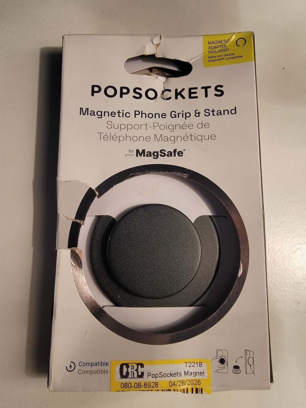 PopSocket Magnetic Phone Grip & Stand - Black